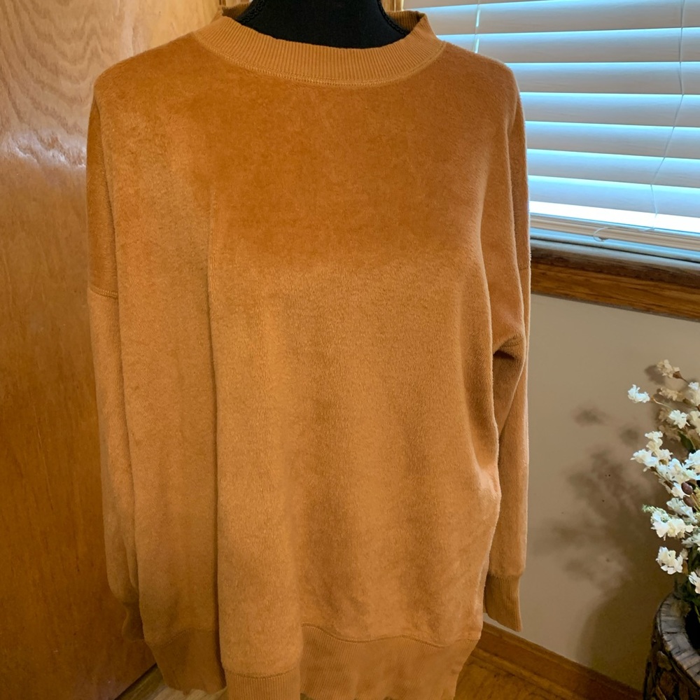 Oversized tunic sweatshirt